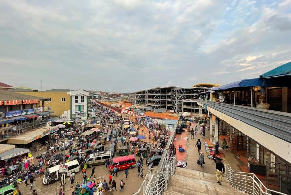 Aerial view of Kejetia market in Kumasi