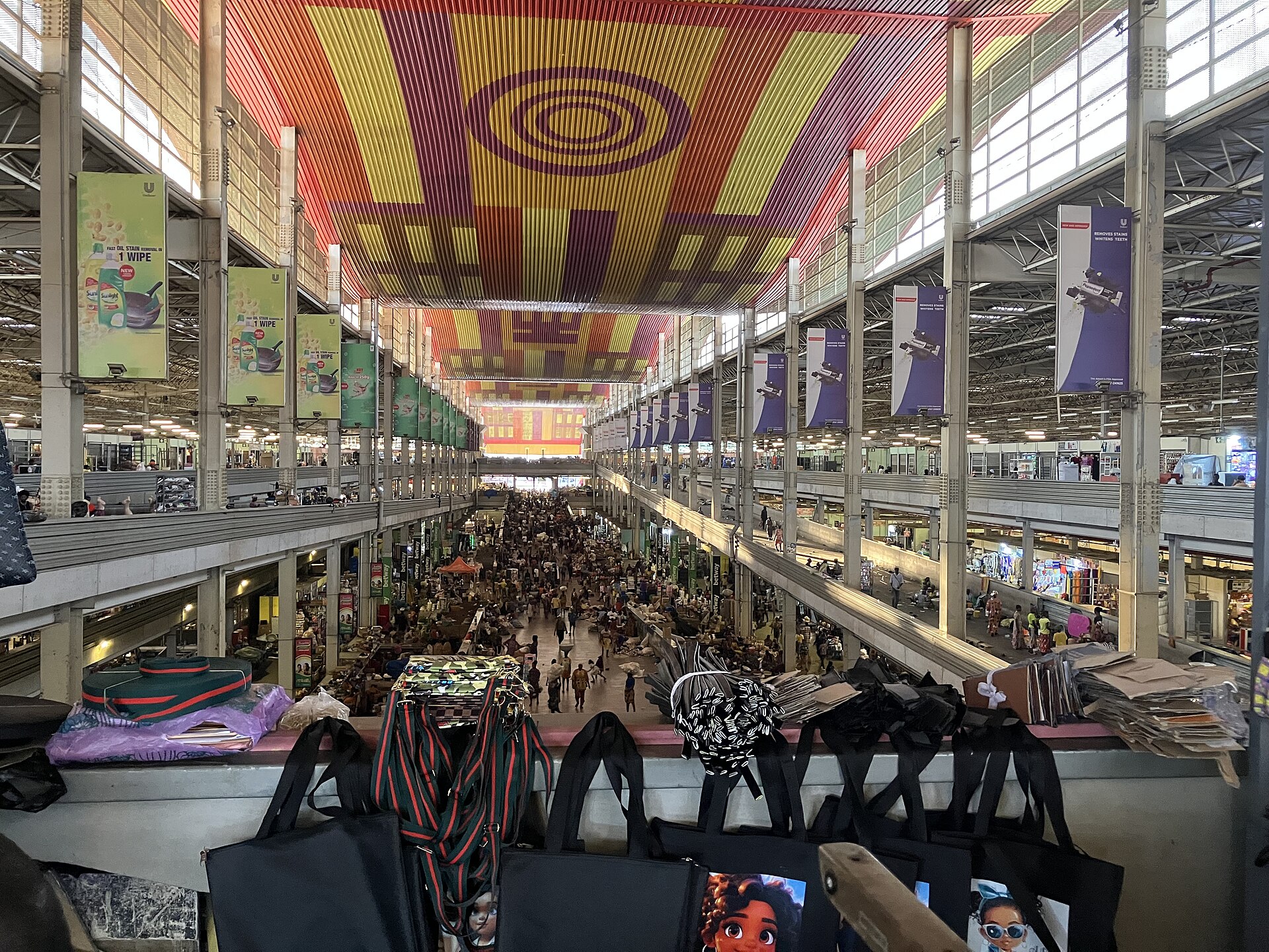 Kejetia market's new market hall in Kumasi